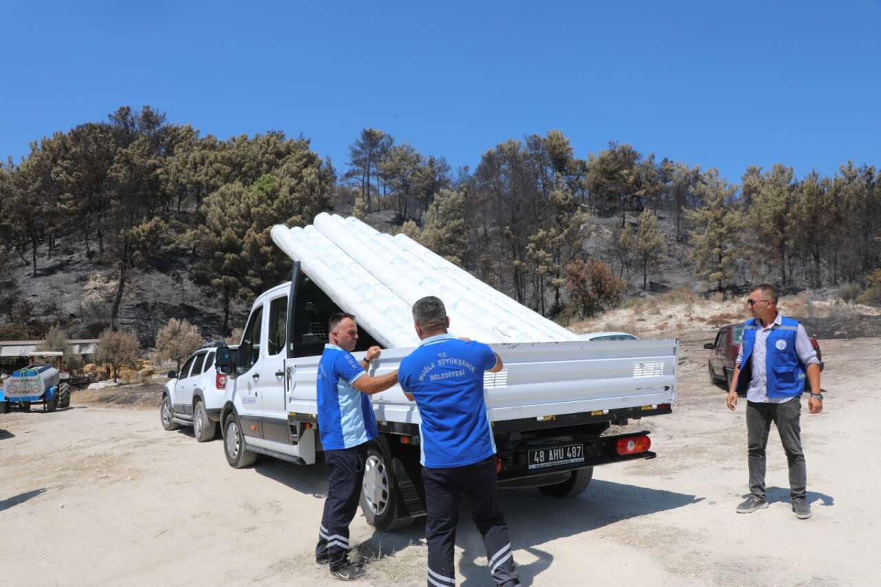 Seydikemer’de Yangının Ardından Üreticiye Hızlı Destek 4